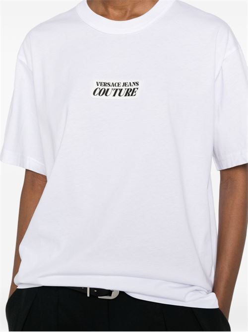 T-shirt uomo Versace Jeans Couture bianca Versace jeans Couture | 80GAHT06CJ00T003